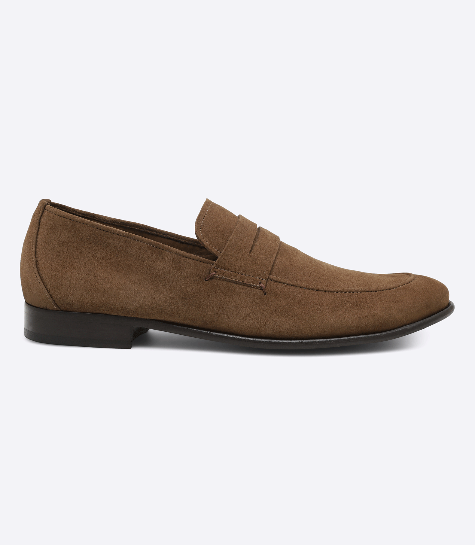 Sarthan Brown Suede Comfy Social Moccasins