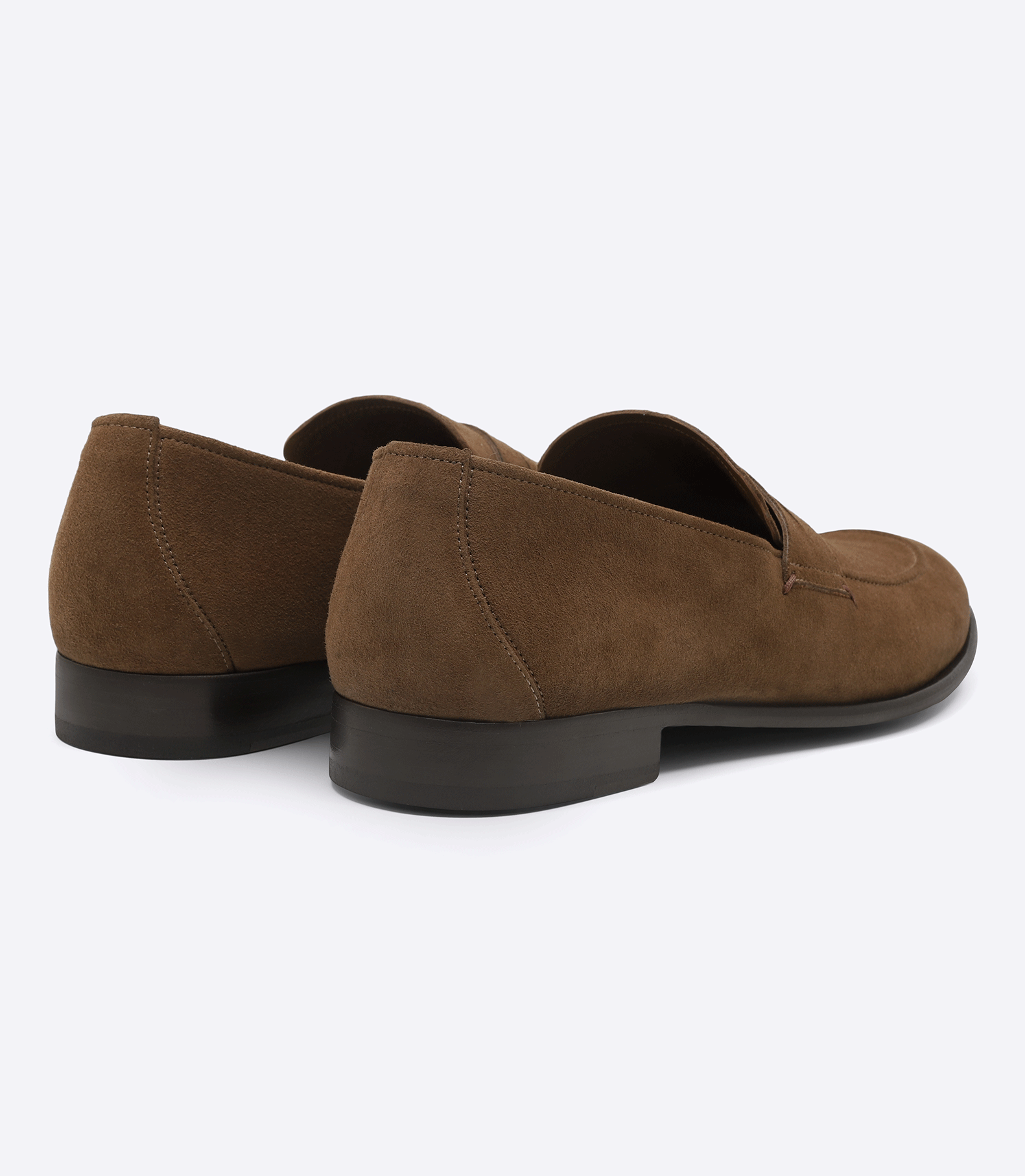 Sarthan Brown Suede Comfy Social Moccasins