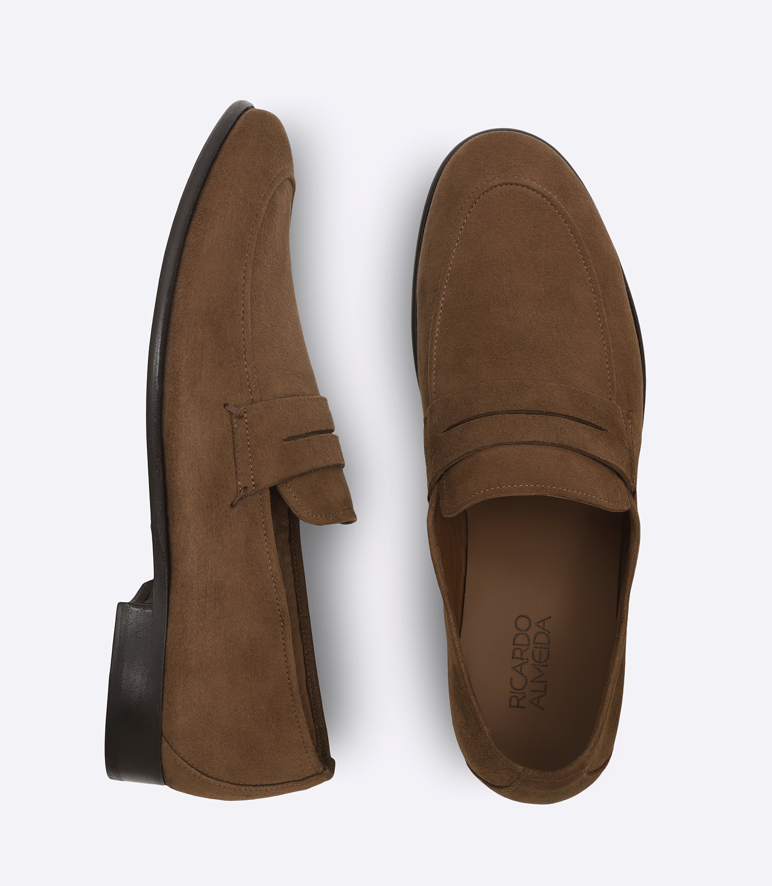 Sarthan Brown Suede Comfy Social Moccasins