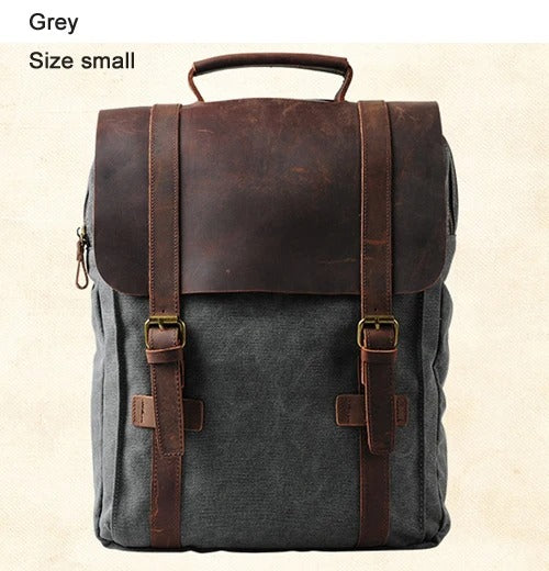 Sarthan Fieldstone Military Canvas Backpack