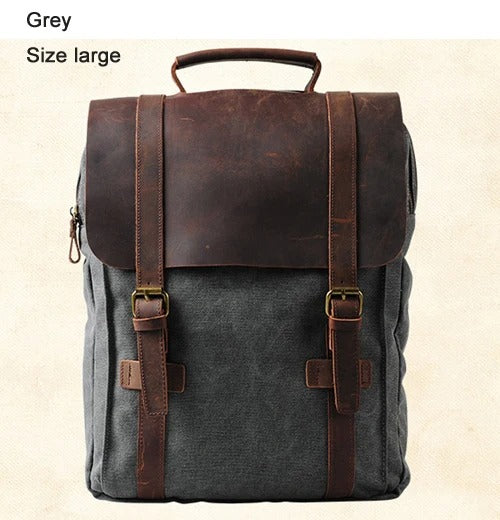 Sarthan Fieldstone Military Canvas Backpack