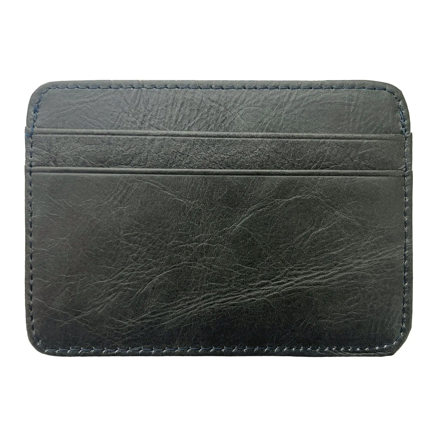 Sarthan Slim Cowhide Leather Card & Coin Wallet
