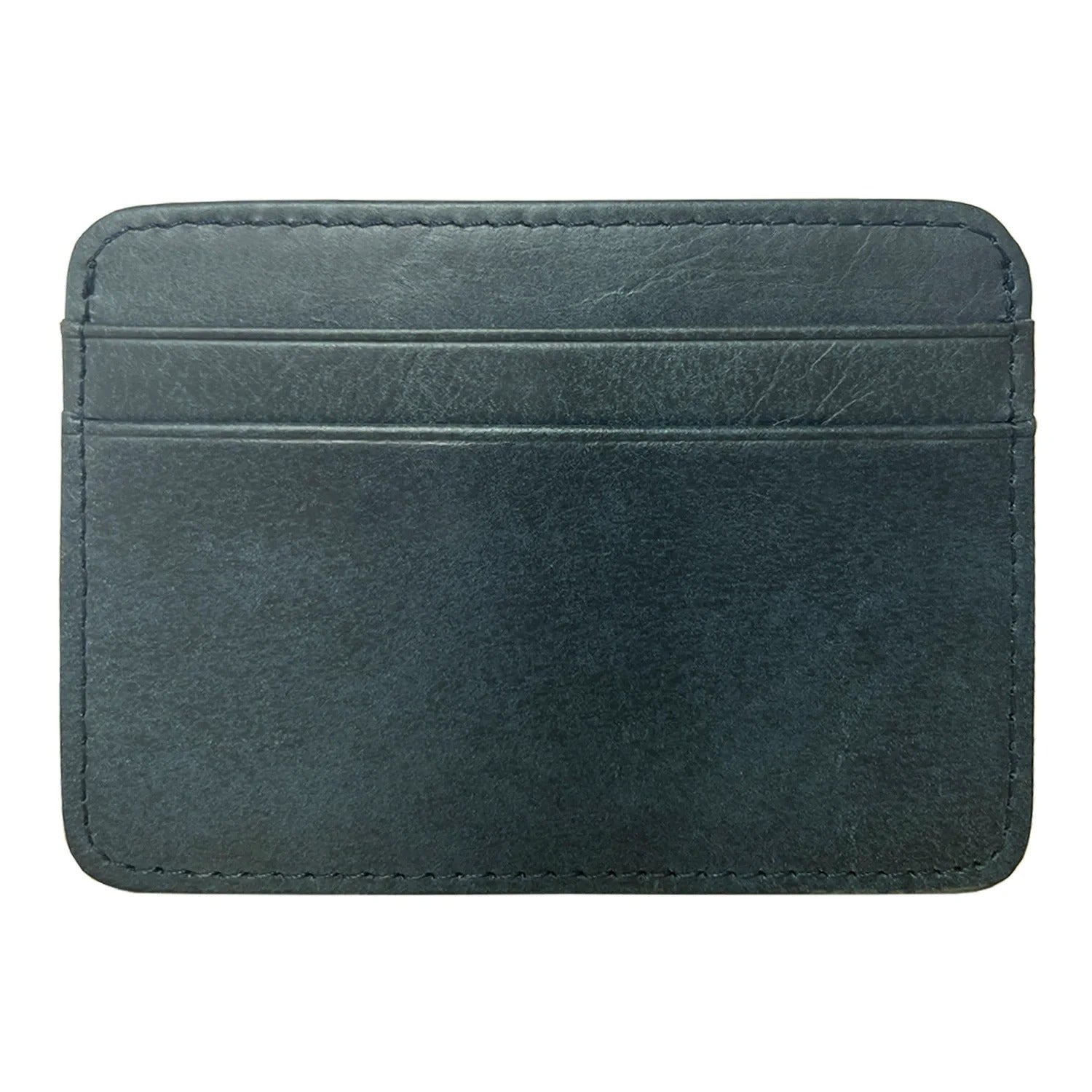 Sarthan Slim Cowhide Leather Card & Coin Wallet