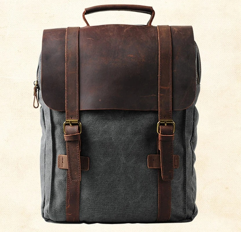 Sarthan Fieldstone Military Canvas Backpack