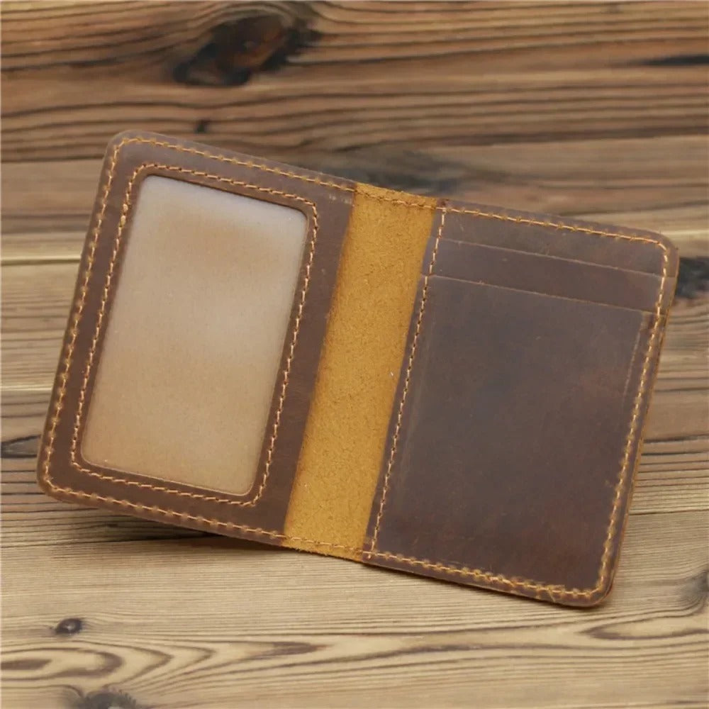 Sarthan Handmade Vintage Leather Card Holder