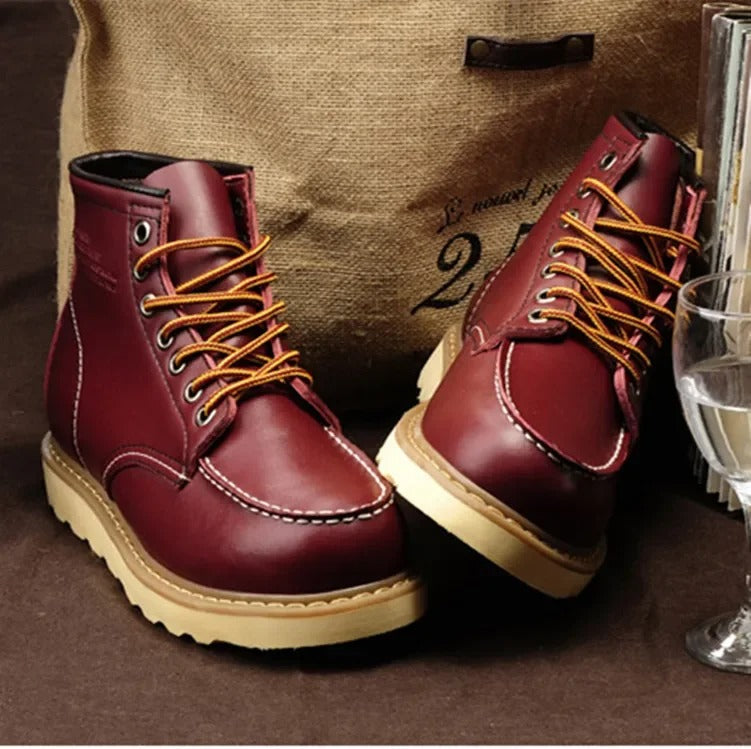 Sarthan Northfield Leather Desert Boots