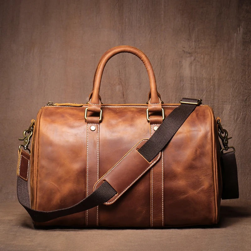 Sarthan Belmont Heritage Leather Weekend Bag