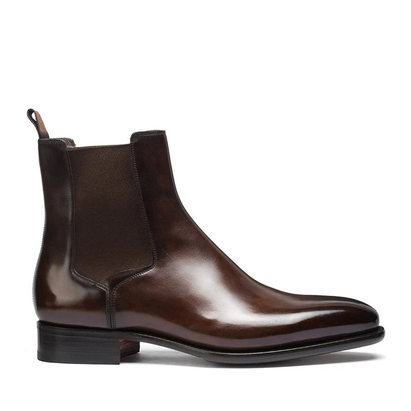 Sarthan Brixton Brown Chelsea Boots