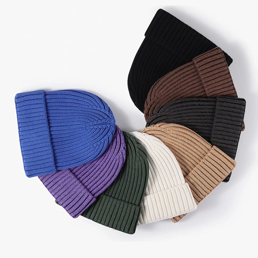 Sarthan Norwick Cotton Knit Beanie