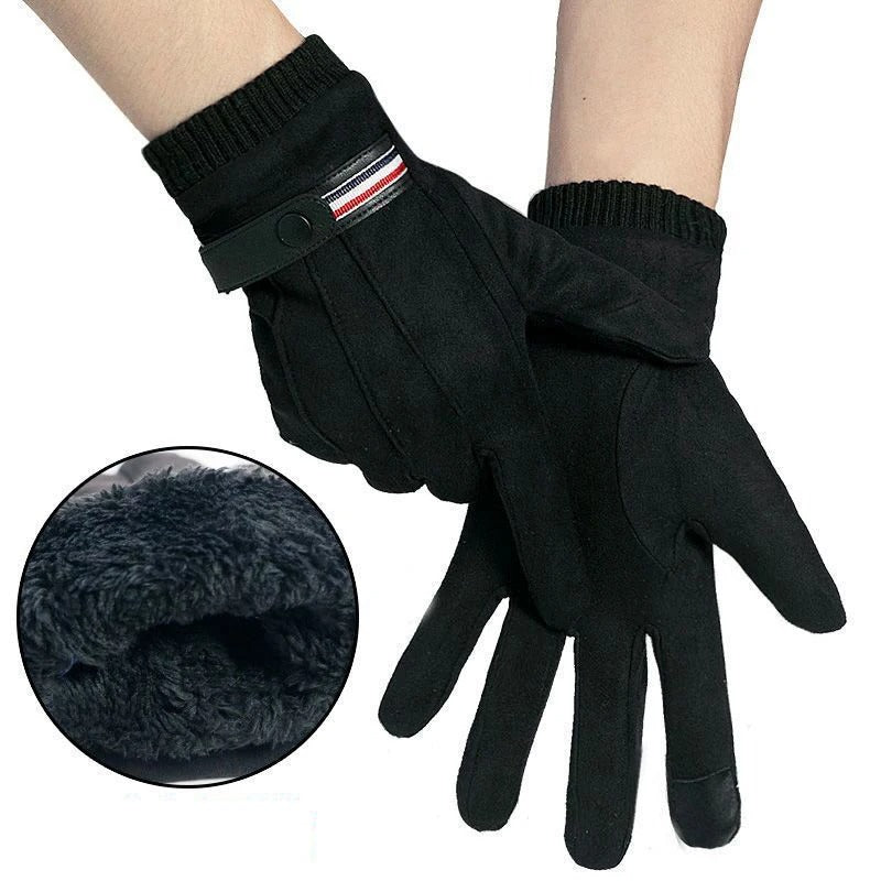 Sarthan Frostline Suede Cycling Winter Gloves