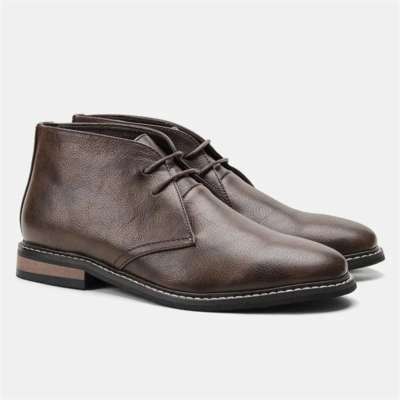 Sarthan Hadley Desert Leather Chukka Boots