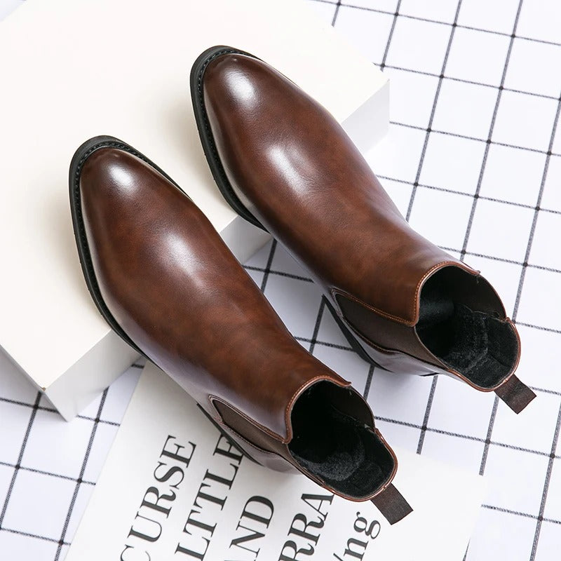 Sarthan Brixton Brown Chelsea Boots
