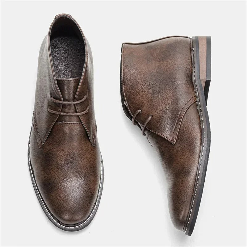 Sarthan Hadley Desert Leather Chukka Boots