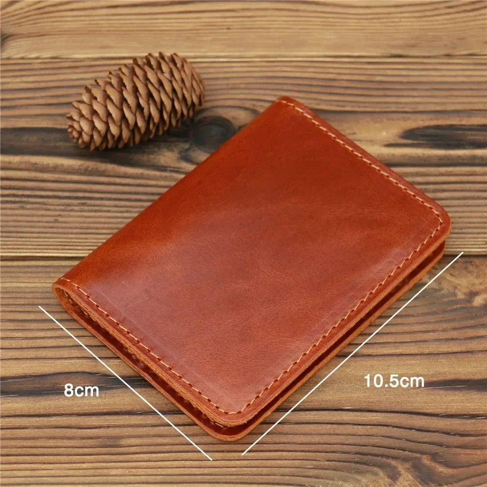 Sarthan Handmade Vintage Leather Card Holder