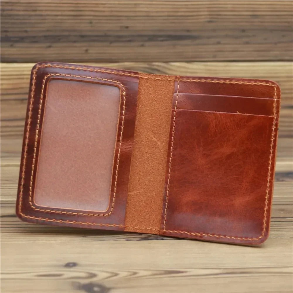 Sarthan Handmade Vintage Leather Card Holder