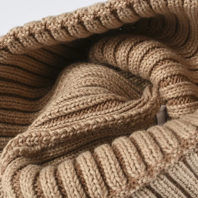 Sarthan Norwick Cotton Knit Beanie