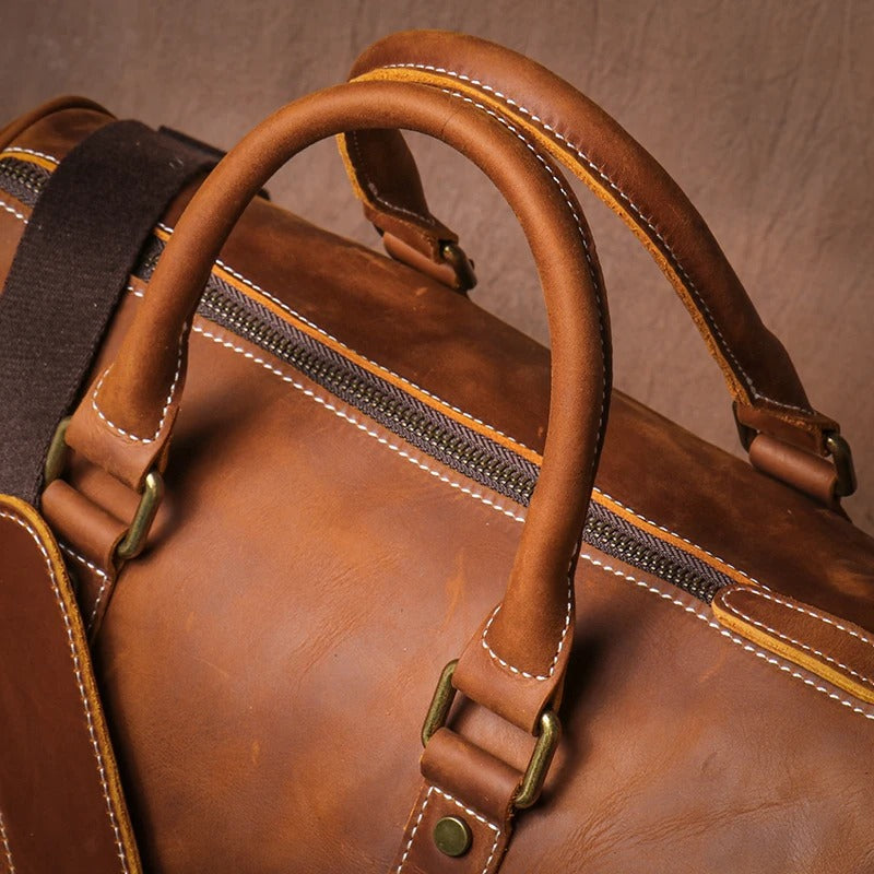 Sarthan Belmont Heritage Leather Weekend Bag