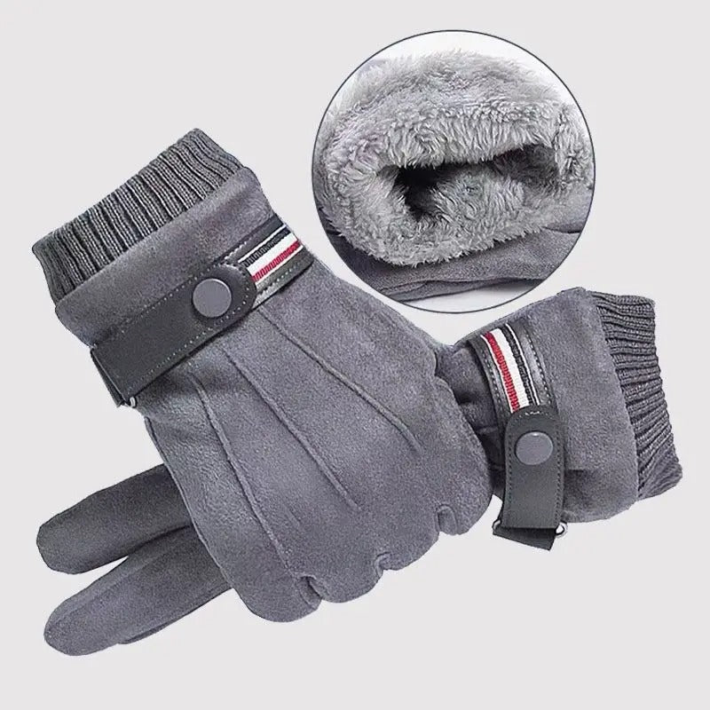 Sarthan Frostline Suede Cycling Winter Gloves