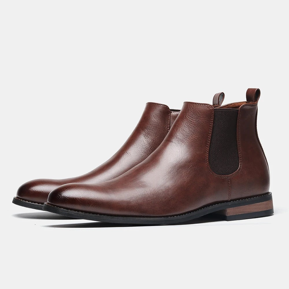 Sarthan Alderwick Leather Chelsea Boots