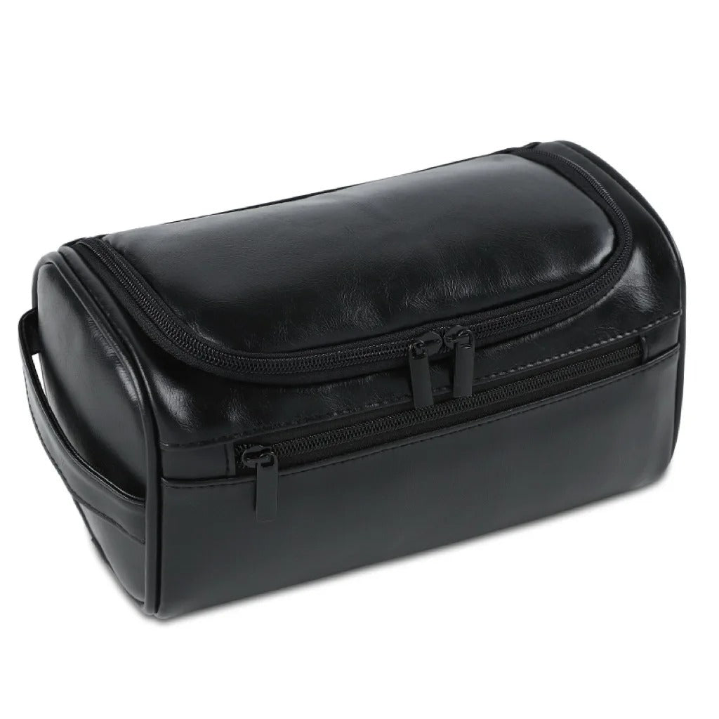 Sarthan Ashcombe Vintage Leather Toiletry Bag