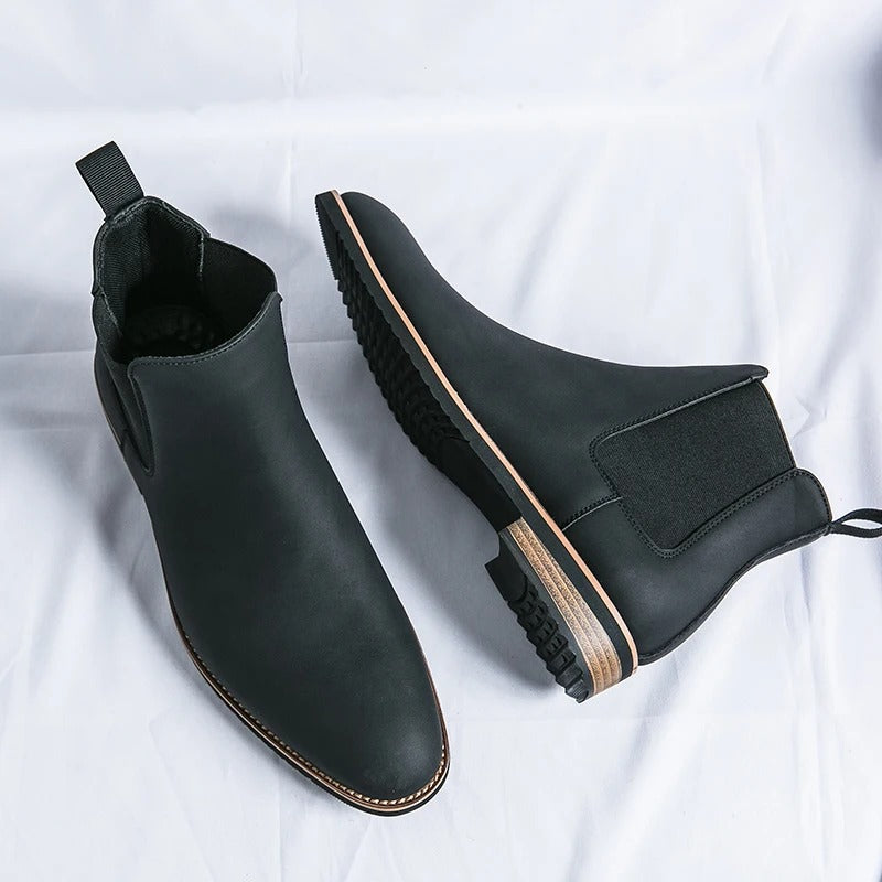 Sarthan Camden Pointed Chelsea Boots