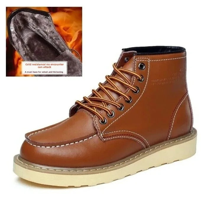 Sarthan Northfield Leather Desert Boots