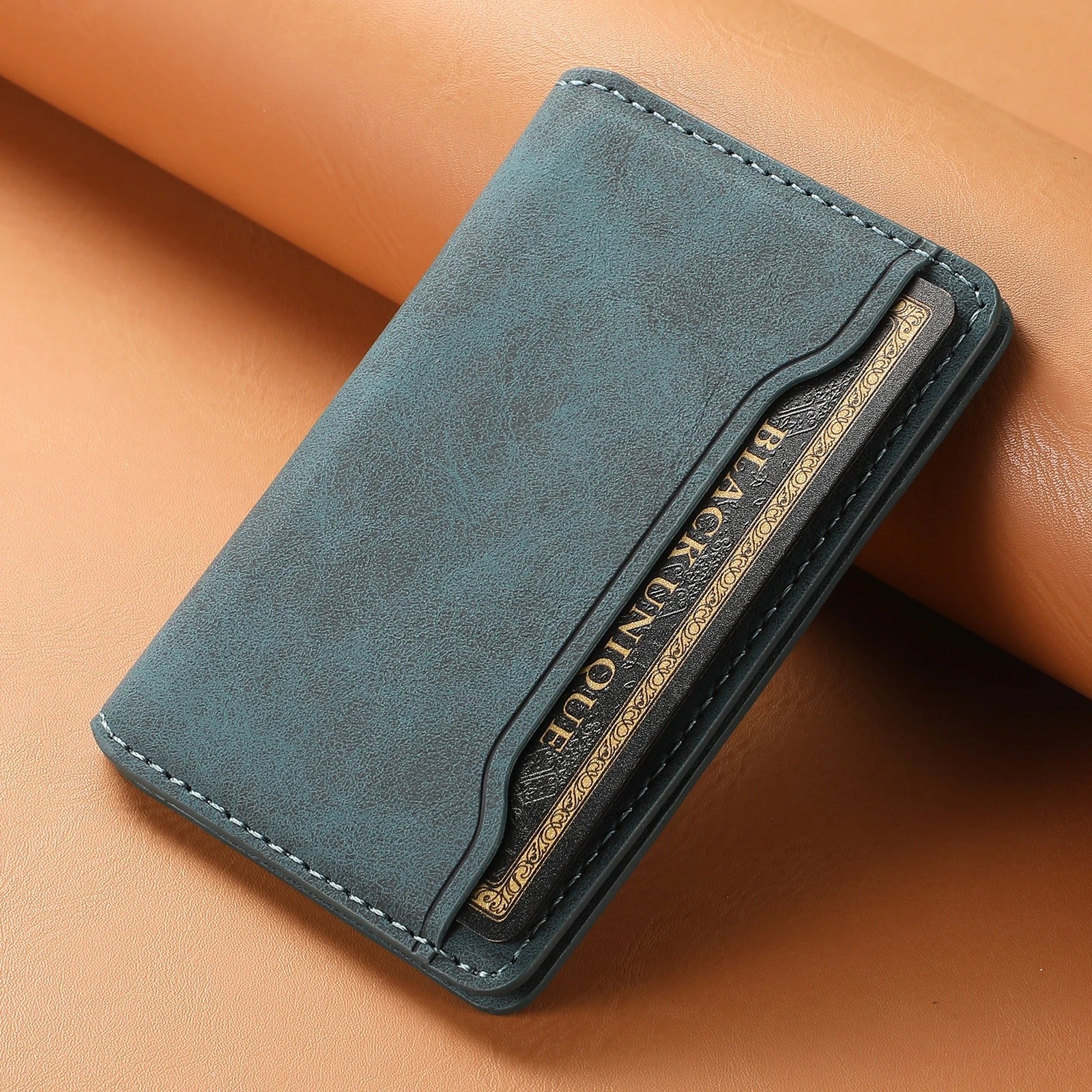 Sarthan Magnetic Leather Card Wallet – 3 Slots