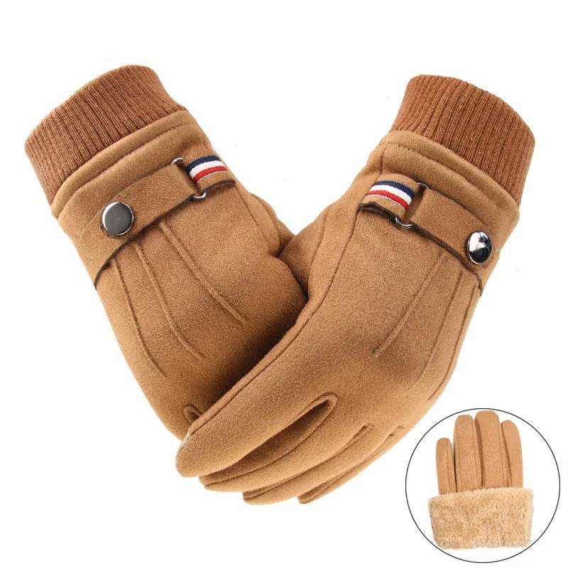 Sarthan Frostline Suede Cycling Winter Gloves