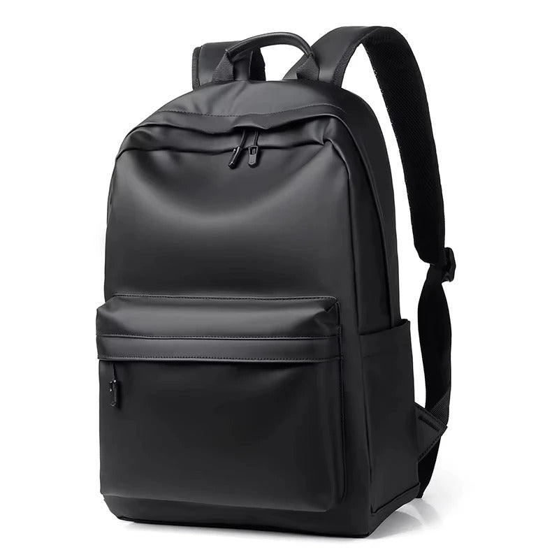 Sarthan Blackridge PU Leather Laptop Backpack