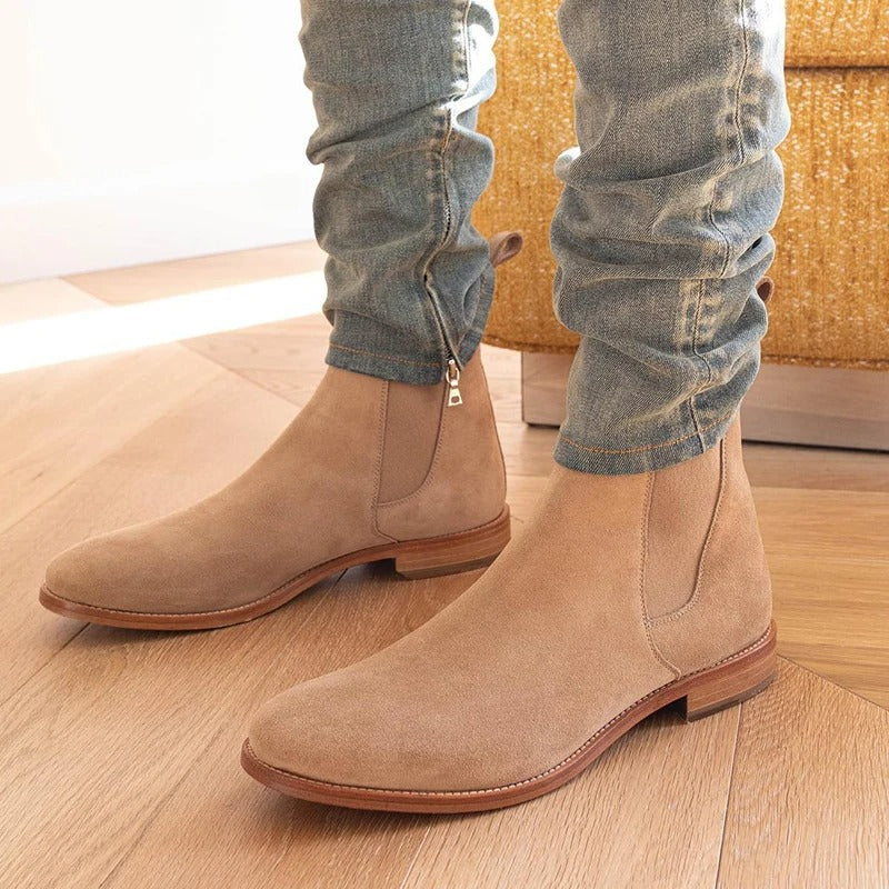 Sarthan Beaumont Suede Chelsea Boots