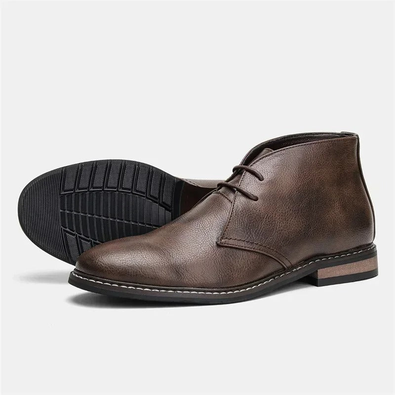 Sarthan Hadley Desert Leather Chukka Boots