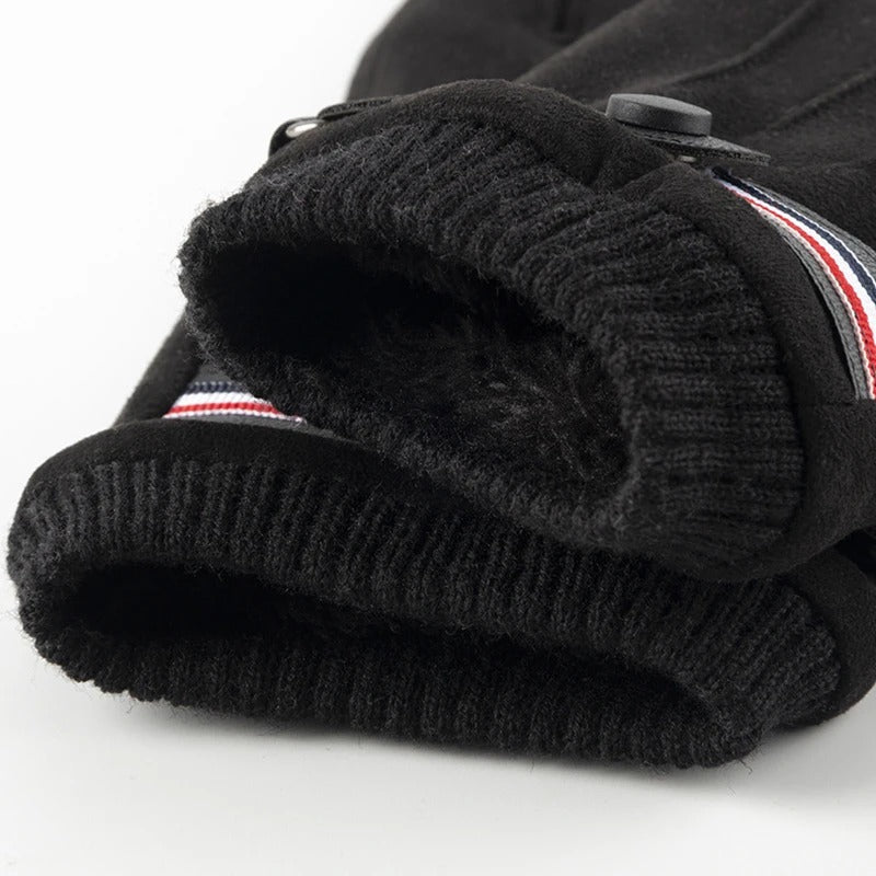 Sarthan Frostline Suede Cycling Winter Gloves