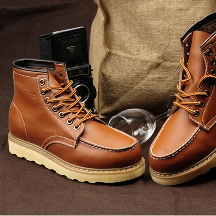 Sarthan Northfield Leather Desert Boots