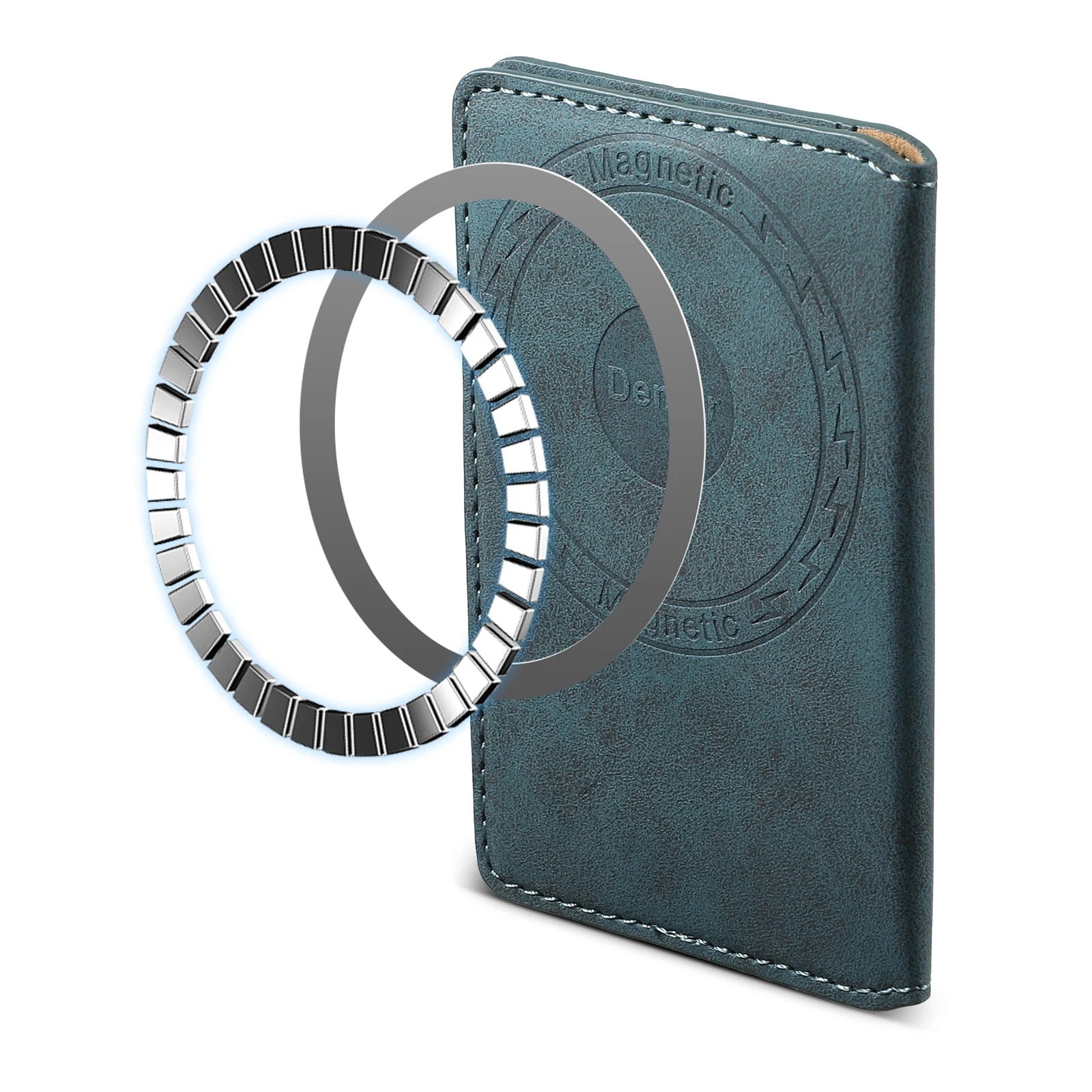 Sarthan Magnetic Leather Card Wallet – 3 Slots