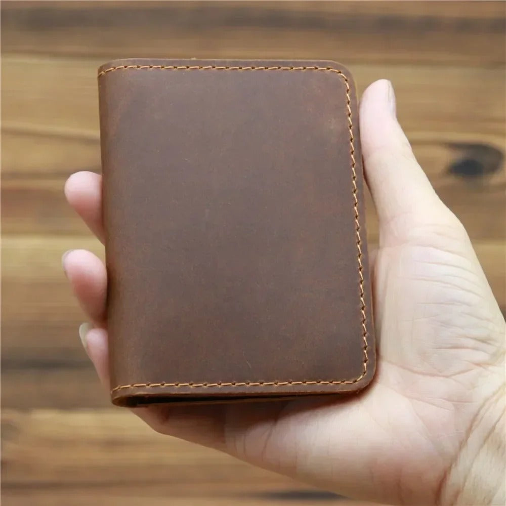 Sarthan Handmade Vintage Leather Card Holder