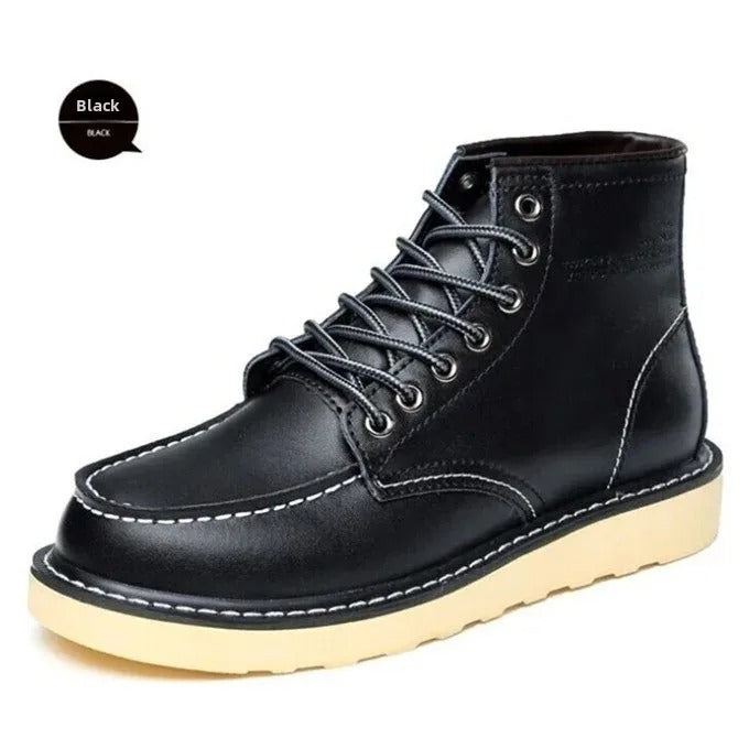 Sarthan Northfield Leather Desert Boots