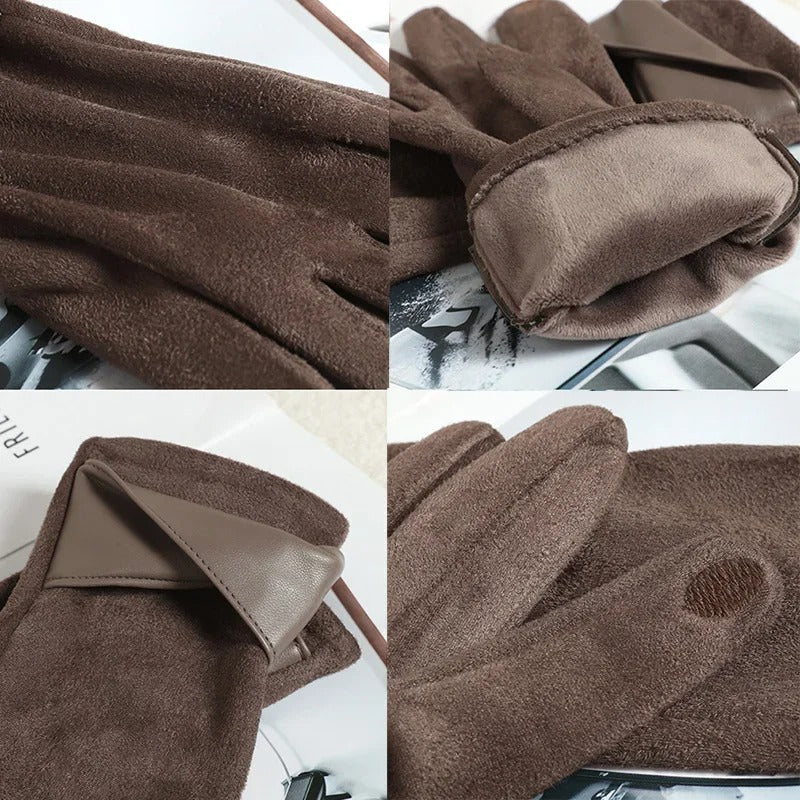 Sarthan Elowen Suede Touchscreen Winter Gloves