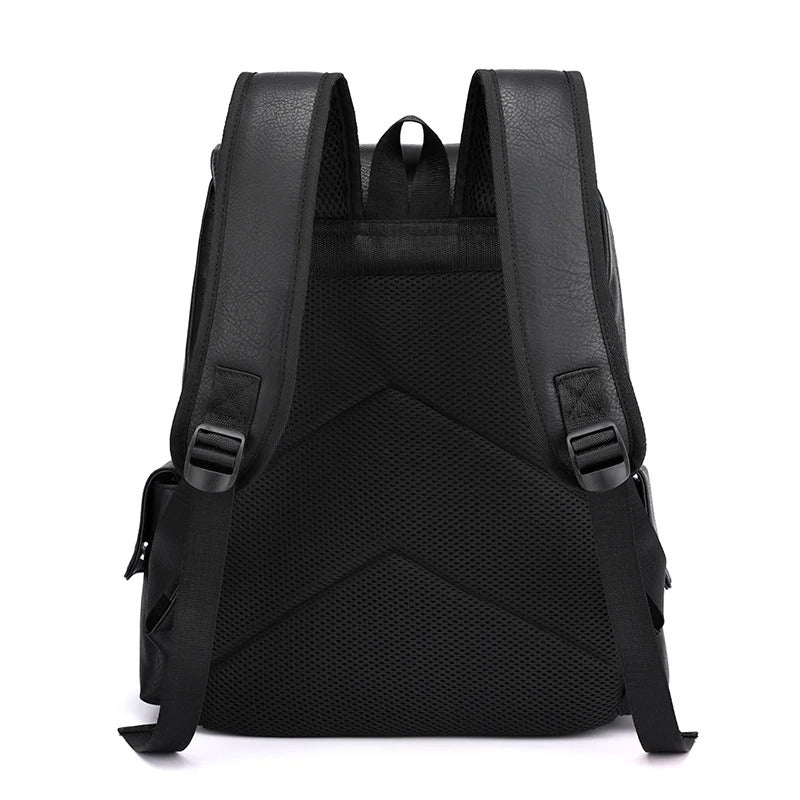 Sarthan Hawthorne PU Leather Backpack