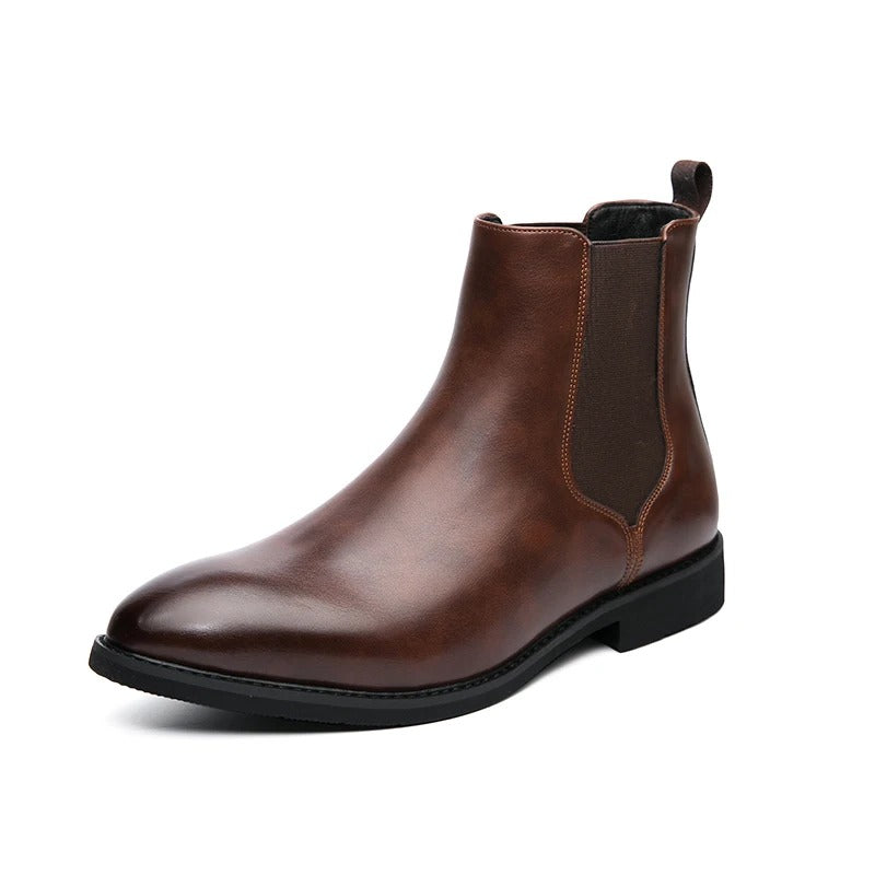 Sarthan Brixton Brown Chelsea Boots