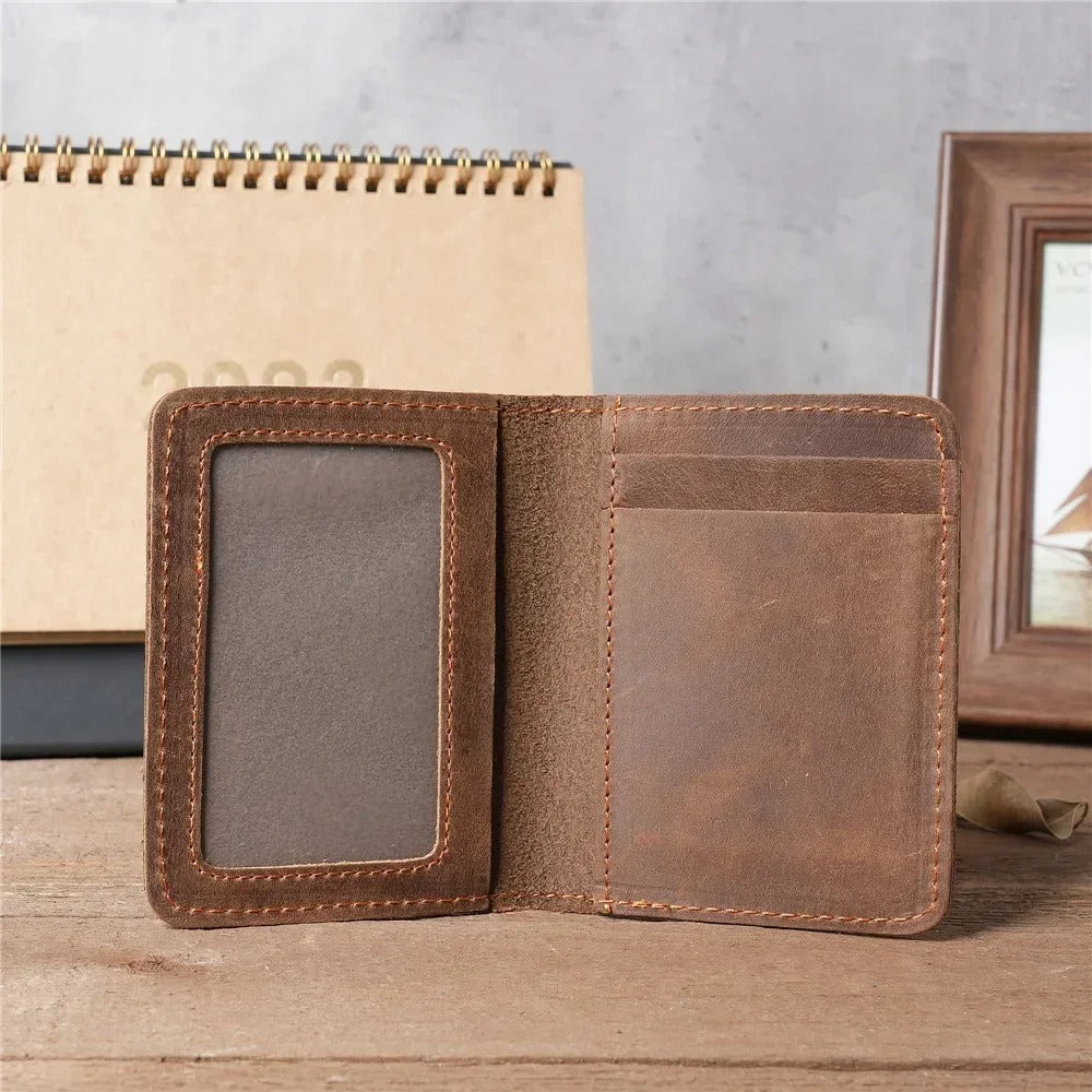 Sarthan Handmade Vintage Leather Card Holder